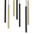 Pendant lamp MONZA BRASS 7xG9 max 8W LED
