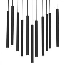Pendant lamp MONZA BLACK 11xG9 max 8W LED