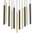 Pendant lamp MONZA BRASS 11xG9 max 8W LED