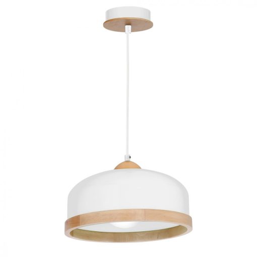 Pendant lamp STUDIO WHITE 1xE27