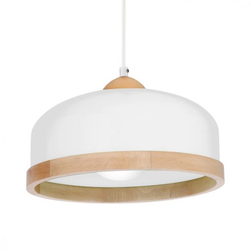 Pendant lamp STUDIO WHITE 1xE27