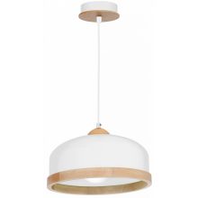 Pendant lamp STUDIO WHITE 1xE27
