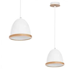 Pendant lamp STUDIO WHITE 1xE27
