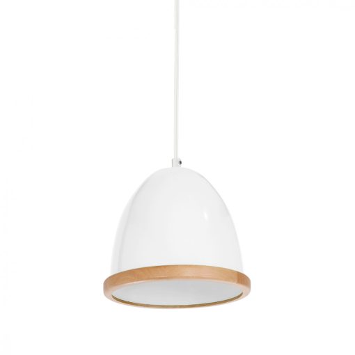 Pendant lamp STUDIO WHITE 1xE27