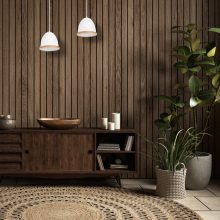 Pendant lamp STUDIO WHITE 1xE27