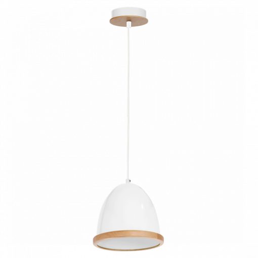 Pendant lamp STUDIO WHITE 1xE27