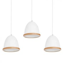 Pendant lamp STUDIO WHITE 3xE27