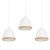 Pendant lamp STUDIO WHITE 3xE27