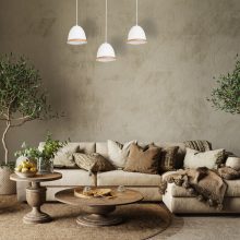 Pendant lamp STUDIO WHITE 3xE27