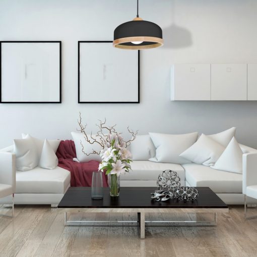 Pendant lamp STUDIO BLACK 1xE27