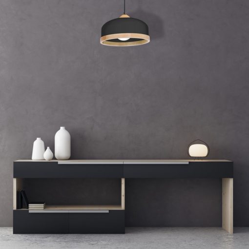 Pendant lamp STUDIO BLACK 1xE27