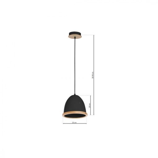 Pendant lamp STUDIO BLACK 1xE27
