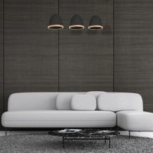 Pendant lamp STUDIO BLACK 3xE27