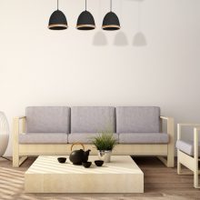 Pendant lamp STUDIO BLACK 3xE27