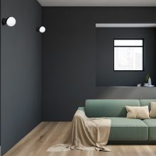 Wall lamp SFERA BLACK 1xE14