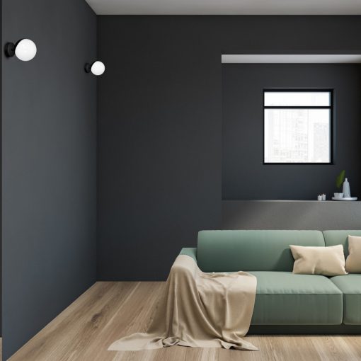 Wall lamp SFERA BLACK 1xE14
