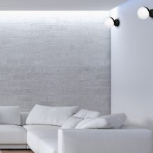 Wall lamp SFERA BLACK 1xE14