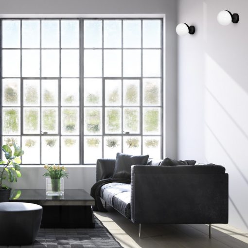 Wall lamp SFERA BLACK 1xE14