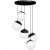 Pendant lamp SFERA BLACK 5xE14