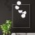 Pendant lamp SFERA BLACK 5xE14