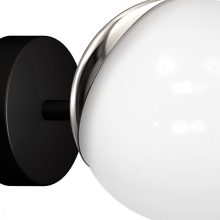 Wall lamp SFERA BLACK/CHROME 1xE14