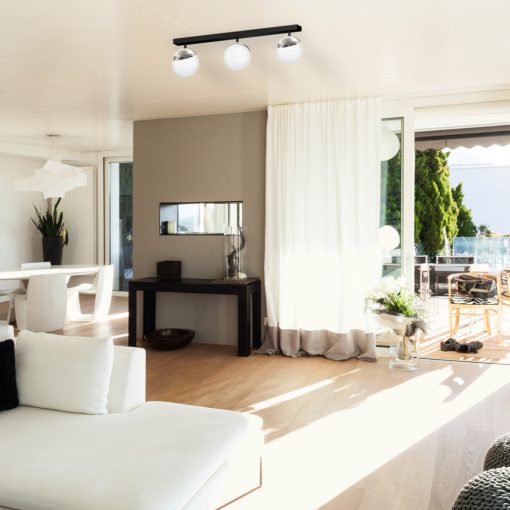 Ceiling  lamp SFERA BLACK/CHROME 3xE14