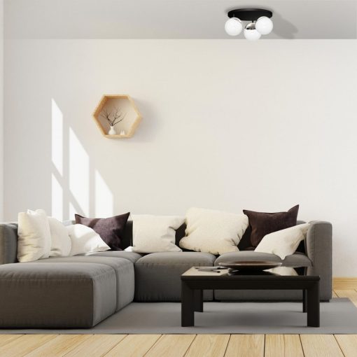 Ceiling  lamp SFERA BLACK/CHROME 3xE14