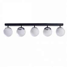 Ceiling  lamp SFERA BLACK/CHROME 5xE14