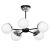 Chandelier SFERA BLACK/CHROME 5xE14