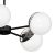Chandelier SFERA BLACK/CHROME 5xE14