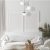 Pendant lamp SFERA BLACK/CHROME 3xE14