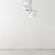 Pendant lamp SFERA BLACK/CHROME 5xE14