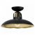 Ceiling  lamp FELIX BLACK/GOLD 1xE27