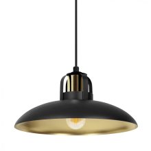 Pendant lamp FELIX BLACK/GOLD 1xE27