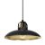 Pendant lamp FELIX BLACK/GOLD 1xE27