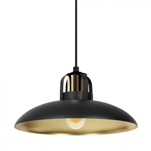Pendant lamp FELIX BLACK/GOLD 1xE27