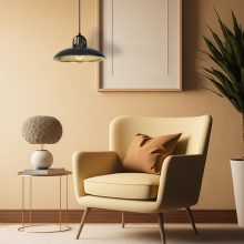 Pendant lamp FELIX BLACK/GOLD 1xE27