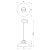Pendant lamp FELIX BLACK/GOLD 1xE27