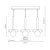 Pendant lamp FUTURA 3xG9