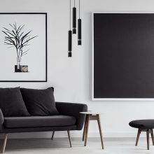 Pendant lamp JOKER BLACK/CHROME 3xGU10