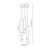 Pendant lamp JOKER WHITE/GOLD 3xGU10