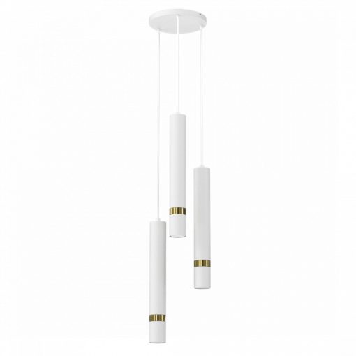 Pendant lamp JOKER WHITE/GOLD 3xGU10