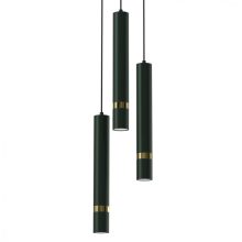 Pendant lamp JOKER GREEN/GOLD 3xGU10