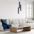 Pendant lamp JOKER NAVY BLUE/GOLD 3xGU10