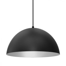 Pendant lamp BETA BLACK/WHITE 1xE27 35cm