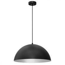 Pendant lamp BETA BLACK/WHITE 1xE27 45cm