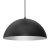 Pendant lamp BETA BLACK/WHITE 1xE27 45cm