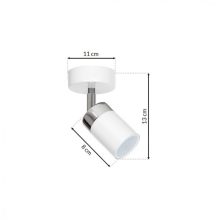 Wall lamp JOKER WHITE/CHROME 1xGU10