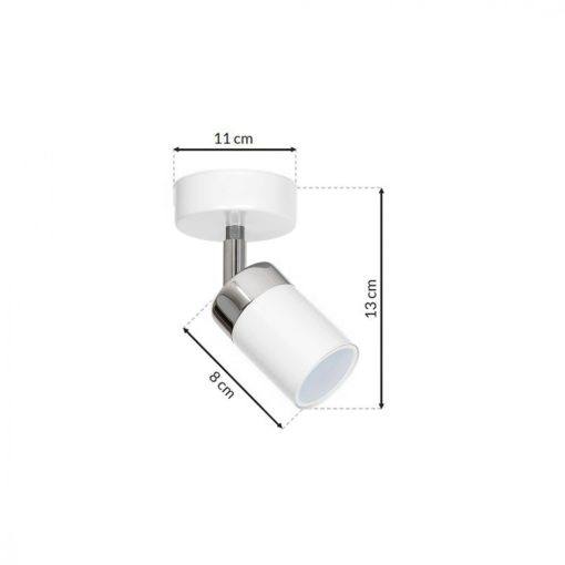 Wall lamp JOKER WHITE/CHROME 1xGU10