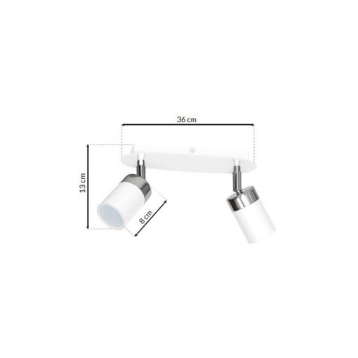 Ceiling  lamp JOKER WHITE/CHROME 2xGU10